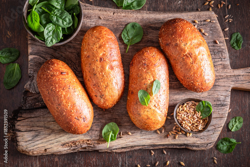Delicious and healthy spina...