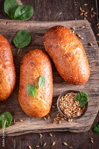 Delicious and healthy spina...