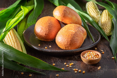 Healthy and tasty corn buns...