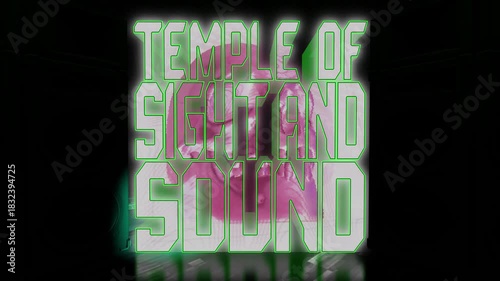 Temple of Sight and Sound Teal Skulls