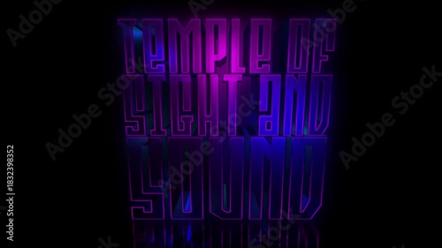 Temple of Sigh and Sound Violet Glass