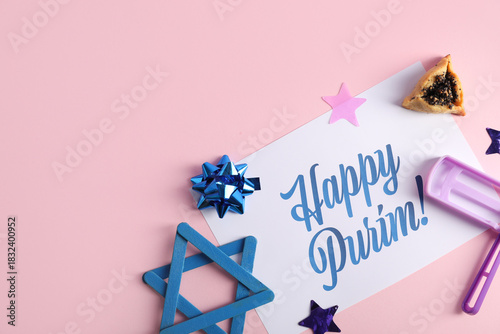 Greeting card with text HAP...
