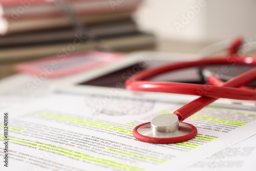 Stethoscope with study mate...