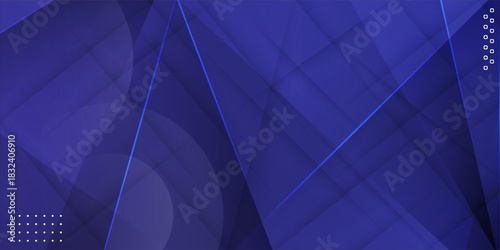 Fluid background Blue overlap layer on bright space with lines effect decoration. Modern graphic design element circles style concept for banner.
