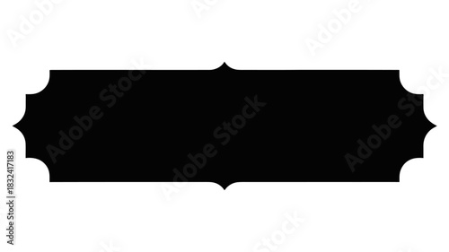 Elegant flourish frame design element for invitations, announcements or branding with an antique feel