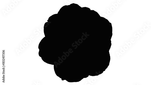 Dark cloud formation ominous weather pattern, perfect for adding drama to atmospheric designs