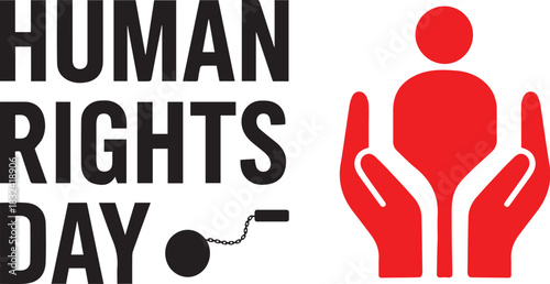 Human Rights Day Awareness Illustration.