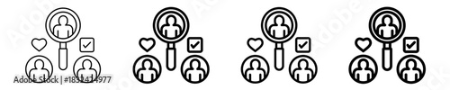 Customer Engagement Icon Set Different Style Collection

