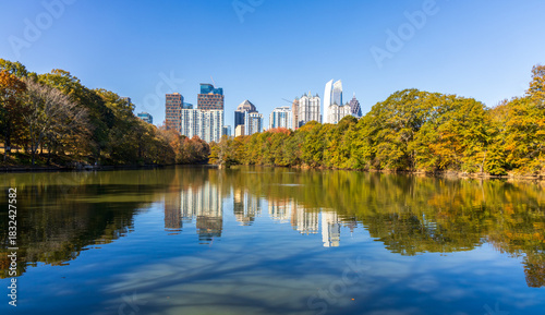 Photos Beautiful Piedmont Park in autumn, Atlanta, Georgia