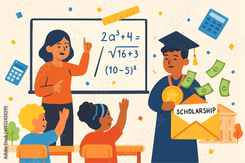 Mathematics Class and Geometry Lesson
