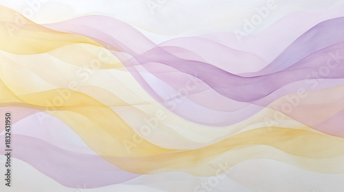 Abstract Minimalist Design with Layered Diagonal Slabs in Soft Pastel Pink and Cream Gradient Background