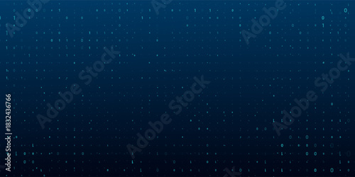 Texture composed by a sequence of zero and one numbers on a white background