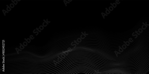 modern.Black and white dotted halftone background. vector
