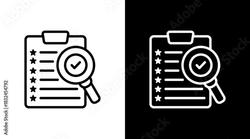 Review With Icon Set Design