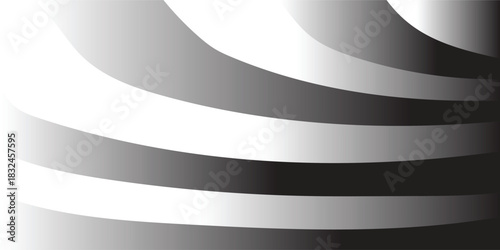 Abstract silver metal background with smooth waves and clean modern design