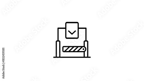 Security Gate - Animated Icon