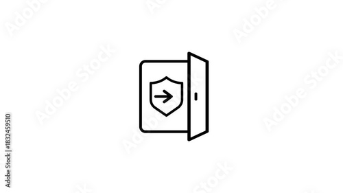 Secure Entrance - Animated Icon