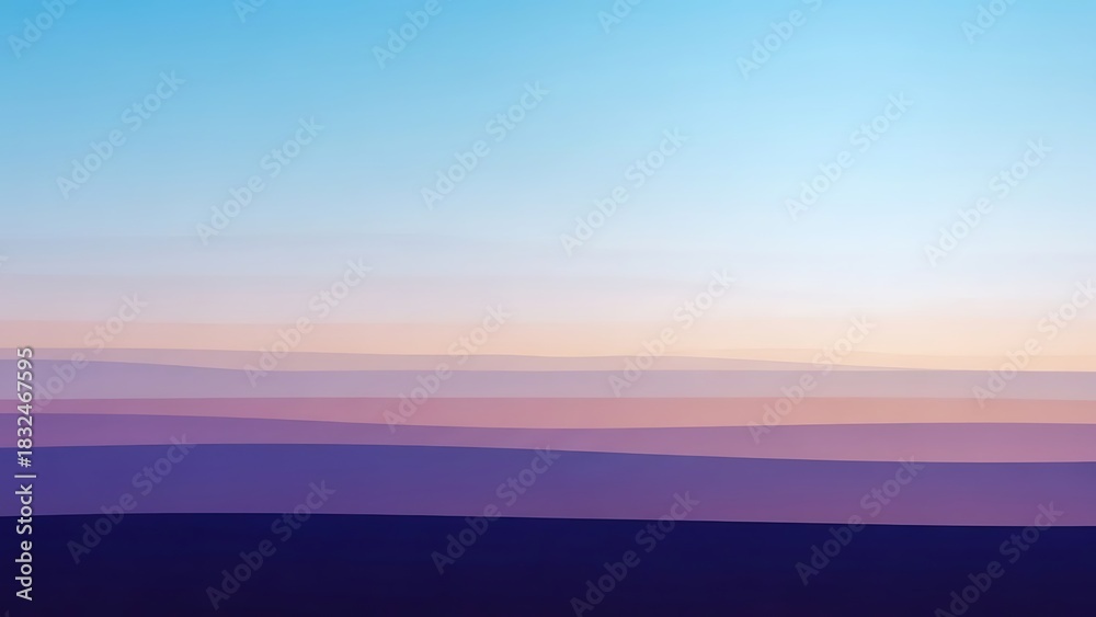 Obraz premium Dreamy pastel mountain layers creating serene landscape backgrounds for your next creative project, perfect for calming visuals, peaceful vibes, and tranquil designs