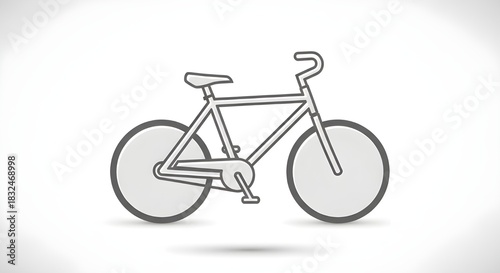 bicycle icon vector illustration