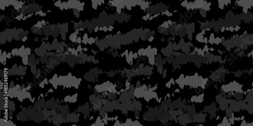 Camouflage background. Seamless pattern.Vector. 迷彩パターン テクスチャ 背景素材