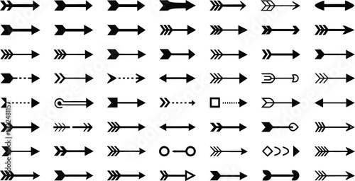 Diverse Arrow Collection Pointing the Way Forward in Design and Direction