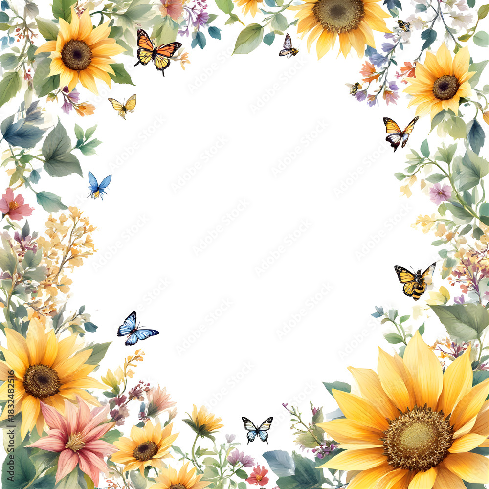 Fototapeta premium Fantasy Botanical Fairytale Illustration