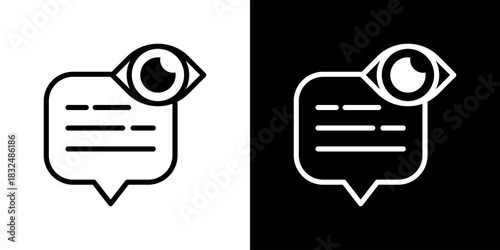 Clarity Icon Vector Illustration. Fresh Line Design Built For Creative Flexibility In Light And Dark Versions. 
