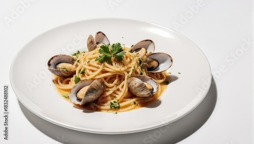 Delicious Spaghetti alle Vongole - A Classic Italian Seafood Dish.