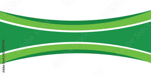 Abstract White and Green wave wide background banner,eps.10