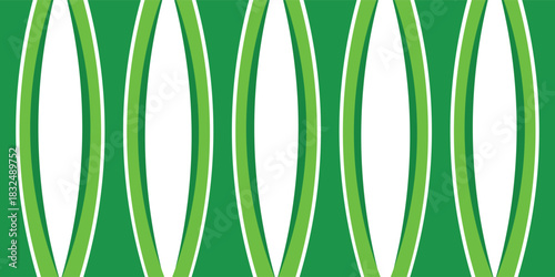 Abstract White and Green wave wide background banner,eps.10