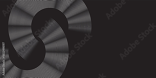 Abstract Particle Technology Background Design. Abstract wave moving point flow particles, high tech background design for brochure, flyer, magazine, business card, banner. Vector,eps.10
