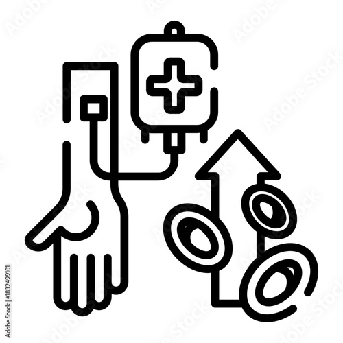 Cancer medicine icon