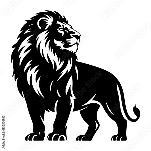 Lion silhouette vector illustration
