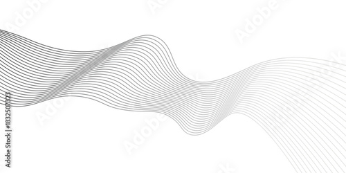 Diagonal striped illustration. Repeated black lines on white background. Surface pattern design with linear ornament. Disco lights motif. Stripes wallpaper. Digital paper for web designing. Vector art