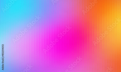 Vibrant pixelated gradient background with a smooth transition of bright cyan blue magenta pink and orange colors creating a modern abstract design
