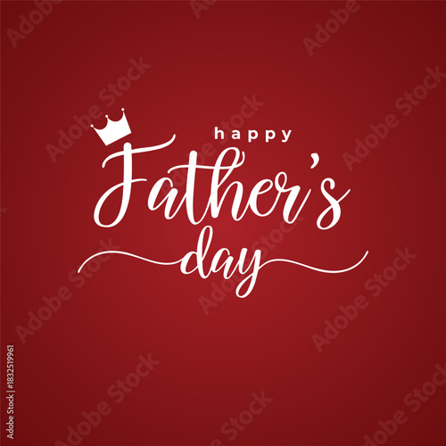 Happy father's day greetings background social media design banner