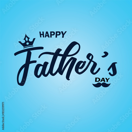 Happy father's day greetings background social media design banner