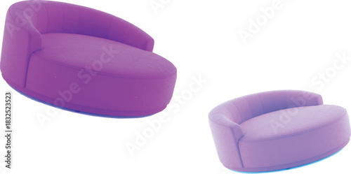 The image features two chairs that share a similar design but are distinguished by their color variations, set against a clean white background that enhances their visual contrast.