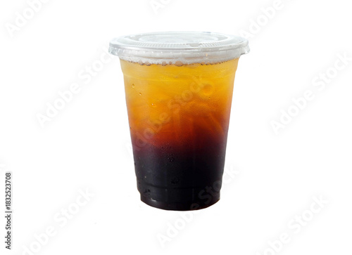 Coffee drink on white background