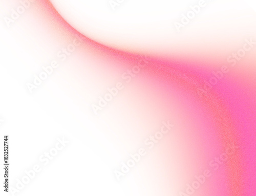 Soft flowing pink gradient abstract wave with subtle texture isolated on transparent background