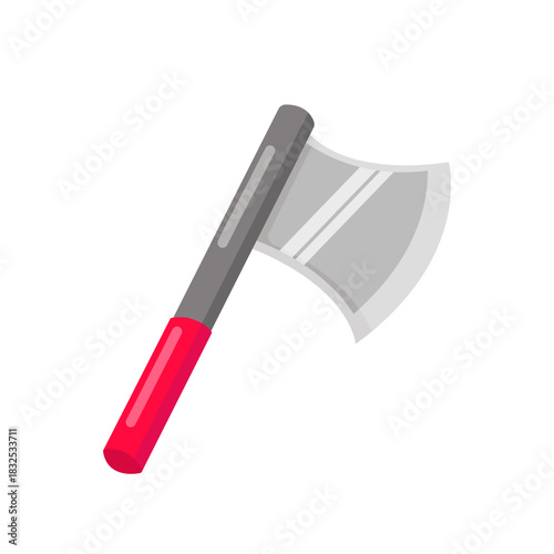 Flat Vector Axe Illustration
