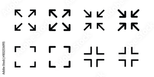 Full screen icon set