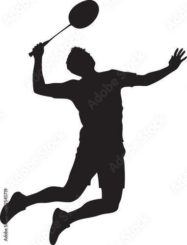 tennis player silhouette vector