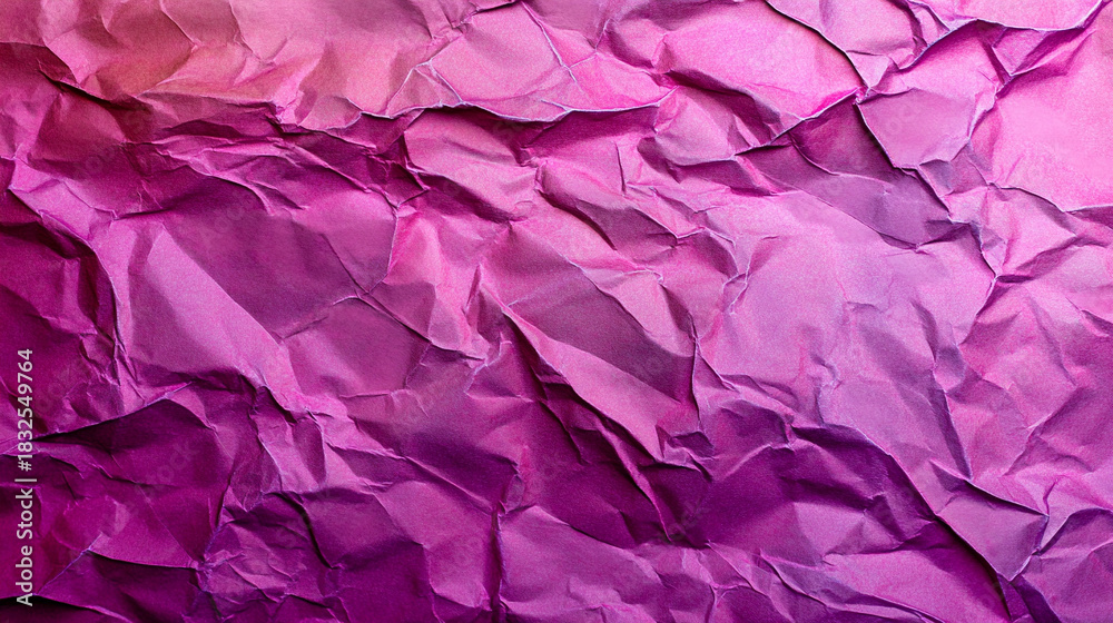 custom made wallpaper toronto digitalHot pink crumpled paper texture with visible wrinkles and folds, symbolizing creativity, artistic expression, modern design, dynamic patterns, and versatile backgrounds for overlays or design projects