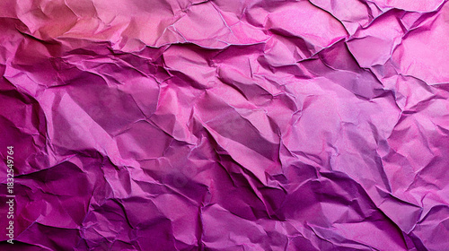 Wallpaper Mural Hot pink crumpled paper texture with visible wrinkles and folds, symbolizing creativity, artistic expression, modern design, dynamic patterns, and versatile backgrounds for overlays or design projects Torontodigital.ca