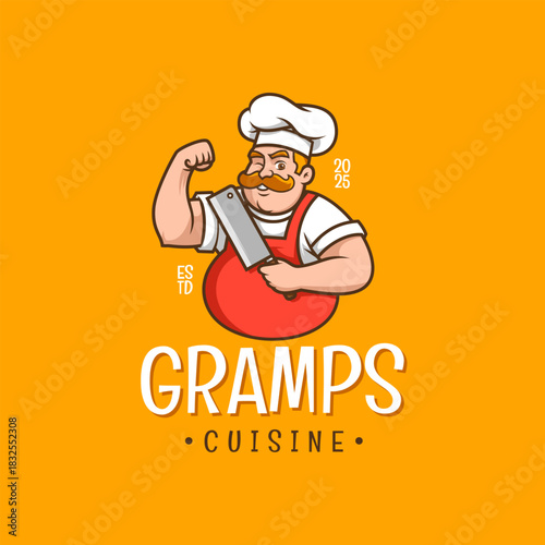 Culinary Mascot Design for Food Business Identity