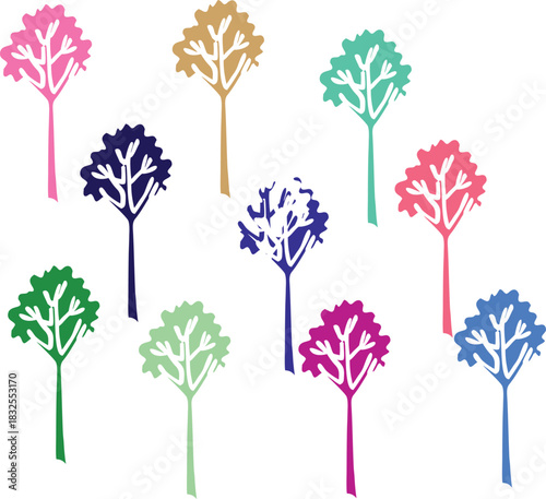 The most beautiful expensive design of Adobe Illustrator is T Jungle tree