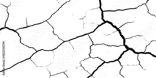 Cracked earth drought texture map of the world with dry land borders