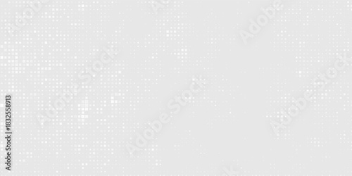 Dot white gray wave light technology texture background. Abstract big data digital concept. vector ilustration.