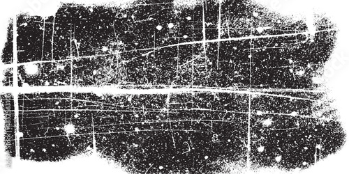 Abstract Black and White Texture with Scratches and Lines.